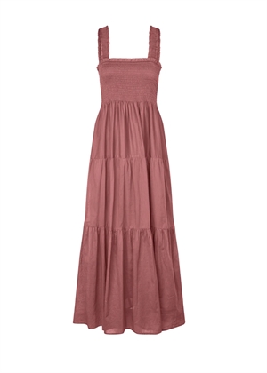 Nuda sl maxi kjole Mauve Lollys Laundry 